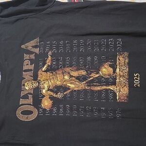 Olympia Black and Gold Graphic Tee
